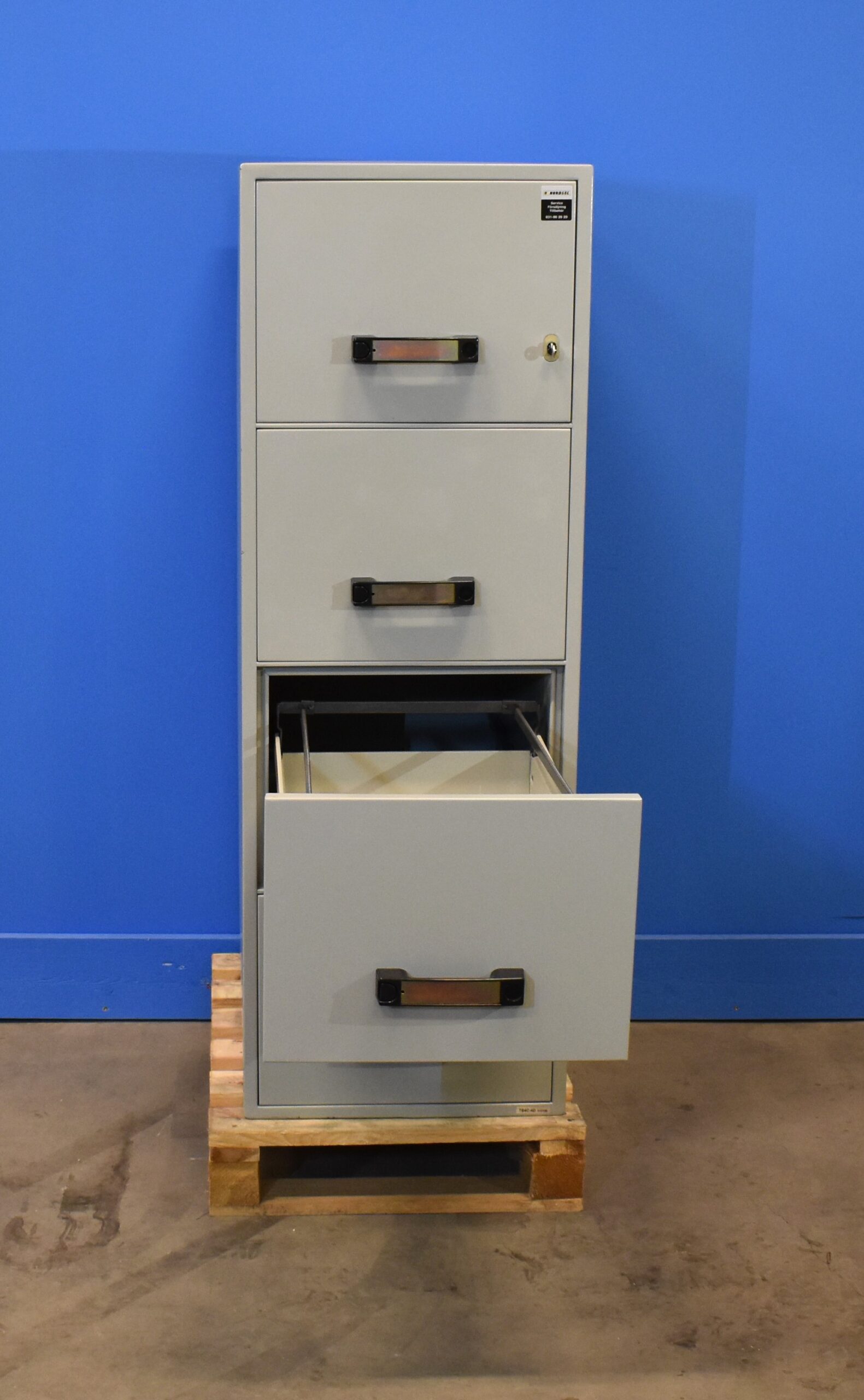 Begagnat Hängmappsskåp Nordsec CNA4 3