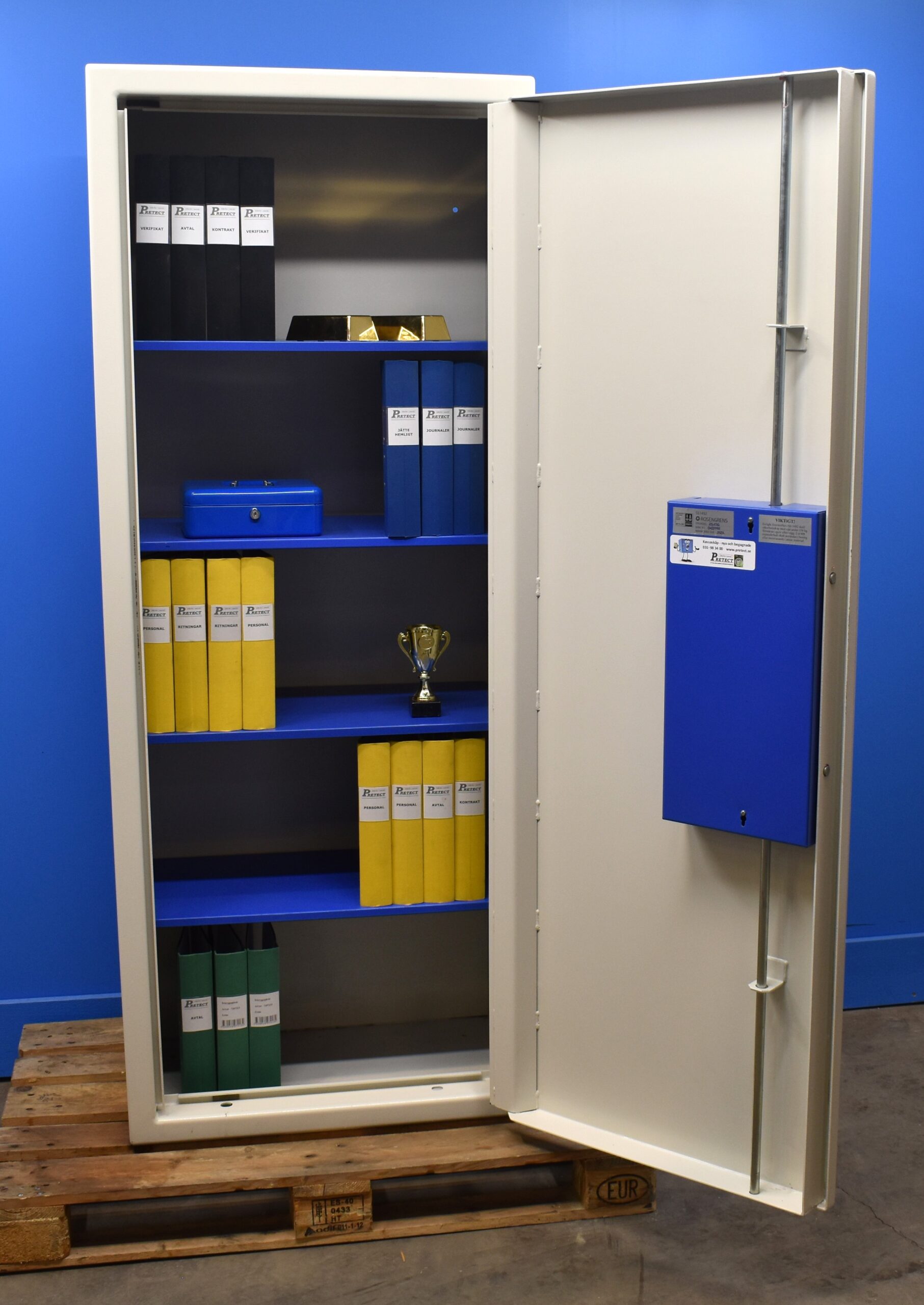 Begagnat Säkerhetsskåp Rosengren RS176 med öppen dörr 2