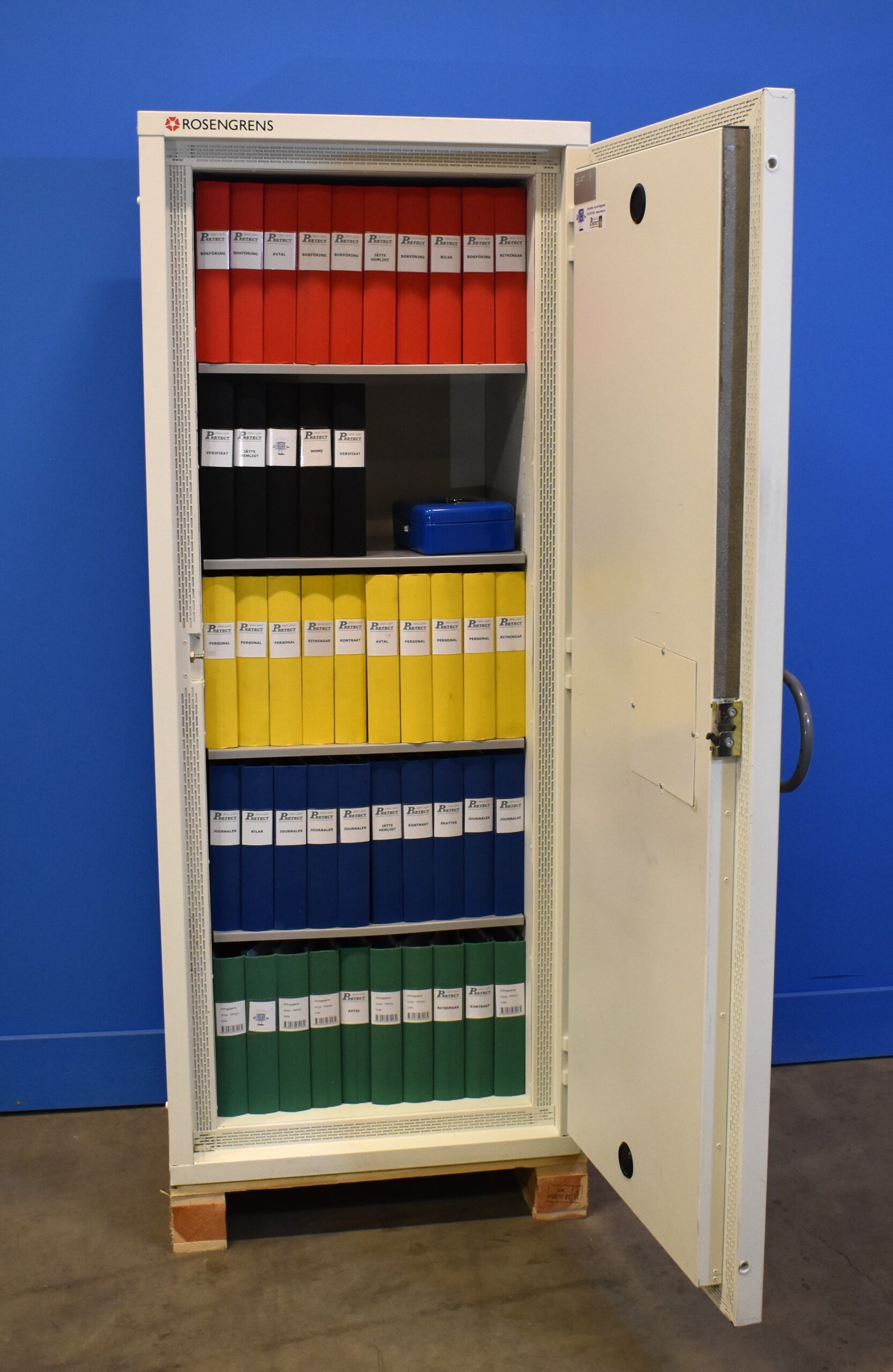 Begagnat Dokumentskåp Rosengren P254 med öppen dörr 2